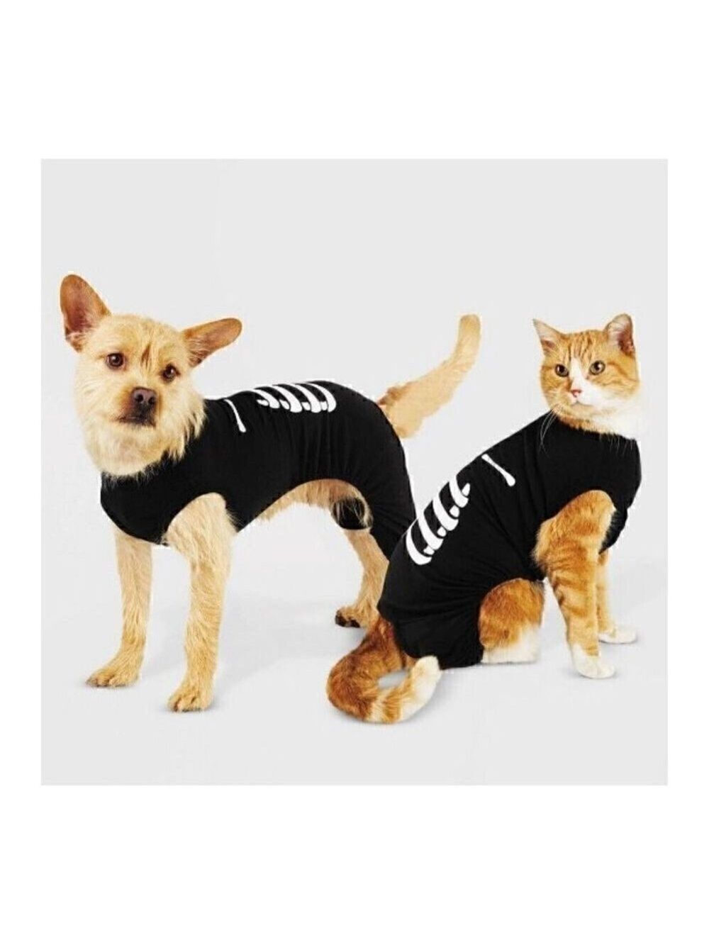 Hyde and EEK! Pet HALLOWEEN Skeleton PAJAMA Pullover Size - Large
